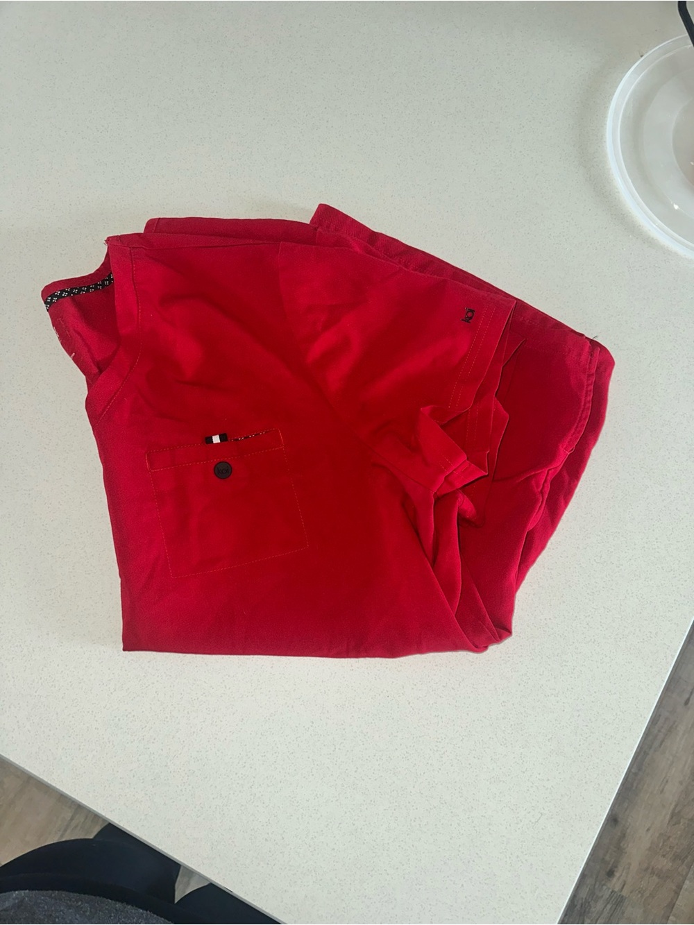 Red Koi Scrub Set